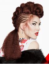 Red Curly Hairstyle by Centro Beta