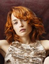 Red Curly Hairstyle by Bundy Bundy