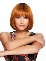 Medium Red Hairstyle by Shampoo Expert