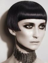 Black Shortfringe Hairstyle by En Route