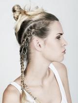 Long Top-Knot Hairstyle by Eric & Laurent