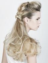 Long Top-Knot Hairstyle by Eric & Laurent