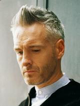 Mens Short Grey Hairstyle by RoCo