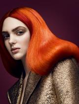 Long Red Hairstyle by Allen Ruiz