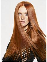 Long Red Coloured Hairstyle by muk Haircare 