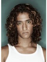 Mens Curly Hairstyle by Farouk