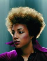 Brown Afro Hairstyle by Aveda