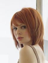 Medium Red Hairstyle by Aveda