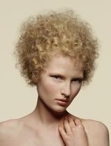 Blonde Curly Hairstyle by Trevor Sorbie