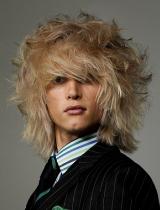 Mens Long Blonde Hairstyle by Jacks of London