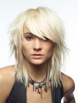 Blonde Modern Hairstyle by Saks