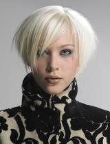 Medium Blonde Bob Hairstyle by Time Hairdressing