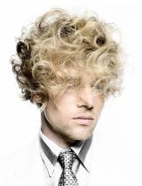 Mens Curly Hairstyle by Aveda