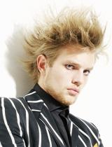 Mens Frizzy Hairstyle by Ishoka