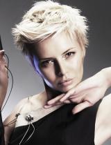 Short Flicked Hairstyle by Mark Leeson