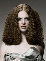 Brown Ringlets Hairstyle by Webster Whiteman