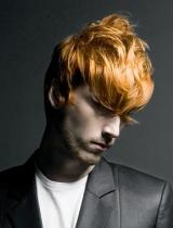 Mens Red Hairstyle by Aveda