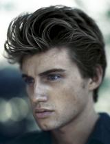 Mens Long Brown Hairstyle by Aveda