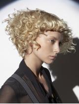 Blonde Curly Hairstyle by Monroe Hairdressing